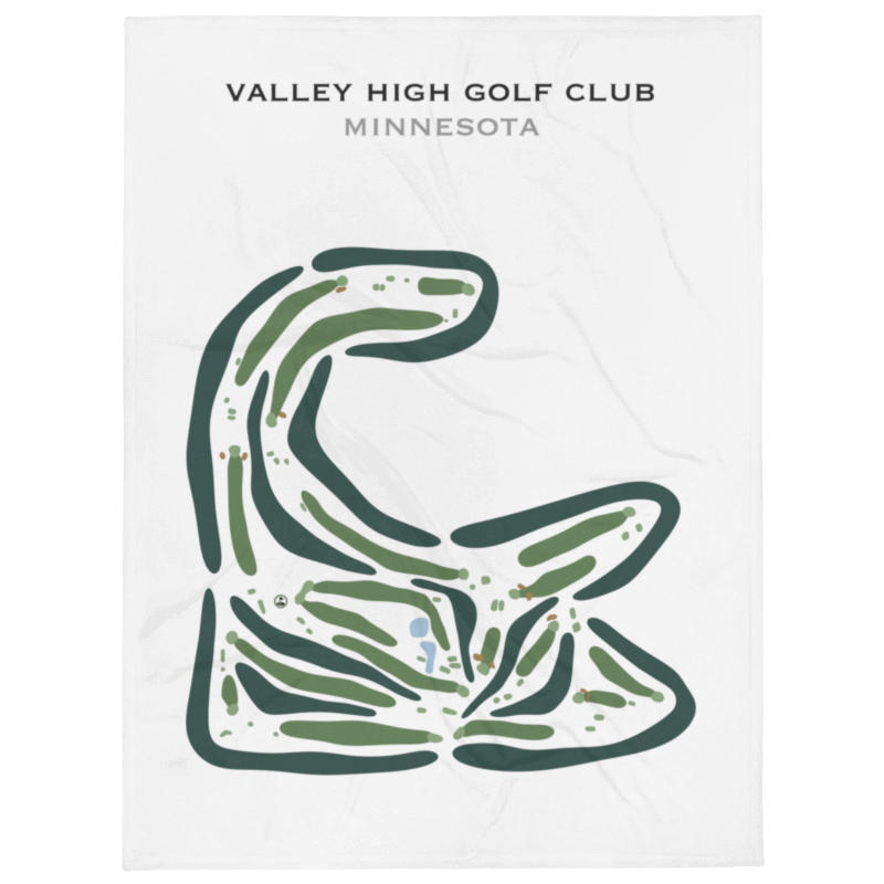 Valley High Golf Club, Minnesota - Printed Golf Courses