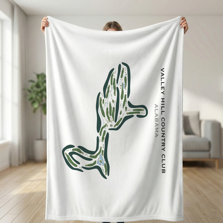 Valley Hill Country Club, Alabama - Printed Golf Courses