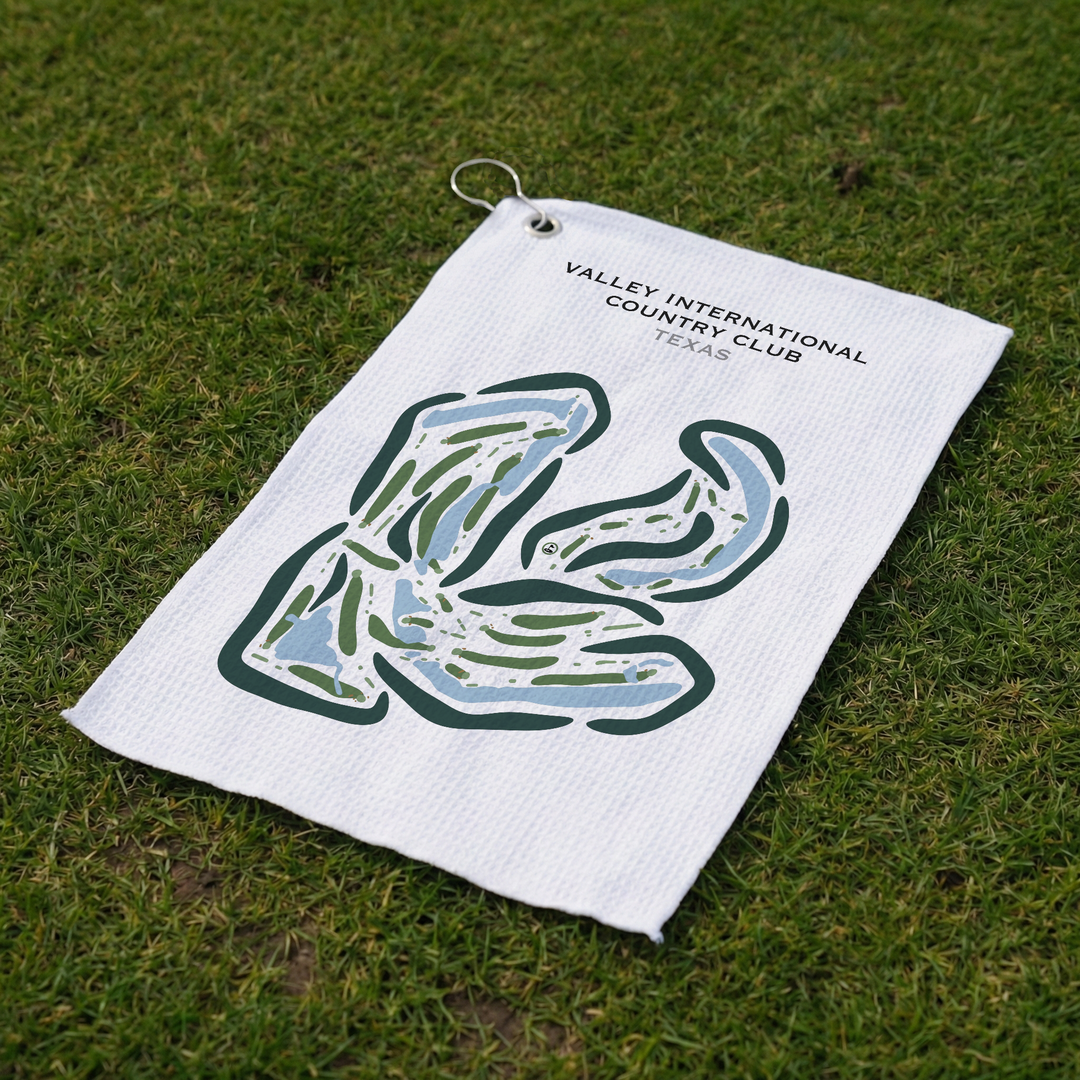 Valley International Country Club, Texas - Printed Golf Courses