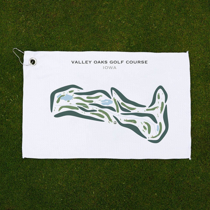 Valley Oaks Golf Course, Iowa - Printed Golf Courses