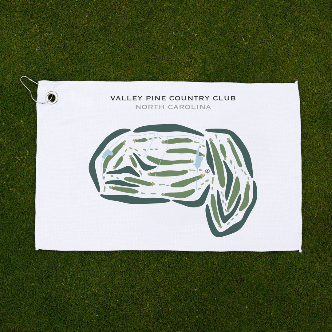 Valley Pine Country Club, North Carolina - Printed Golf Courses