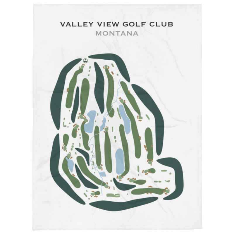 Valley View Golf Club, Montana - Printed Golf Courses