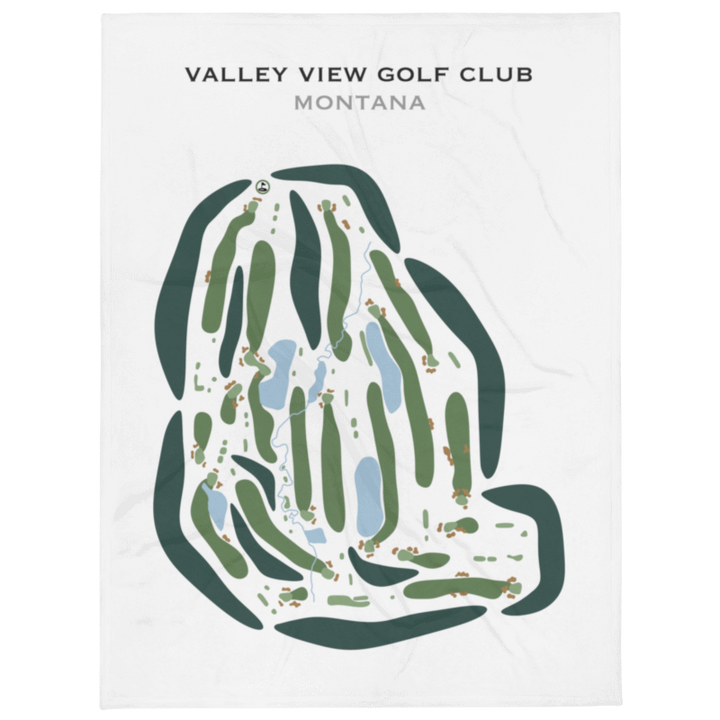 Valley View Golf Club, Montana - Printed Golf Courses
