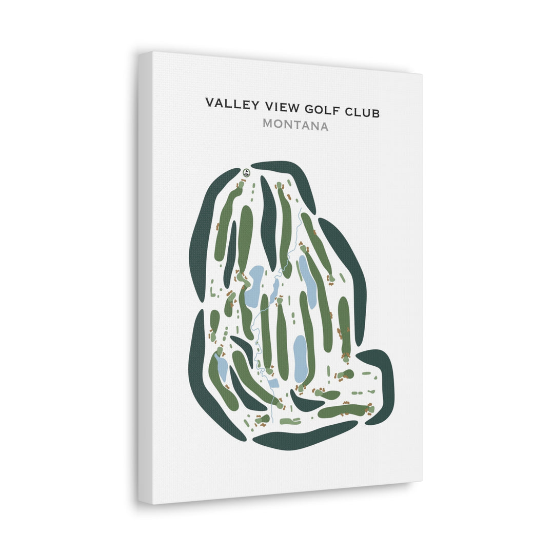Valley View Golf Club, Montana - Printed Golf Courses