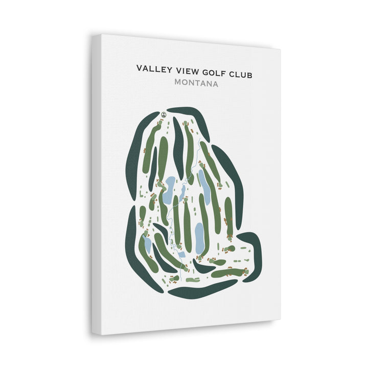 Valley View Golf Club, Montana - Printed Golf Courses