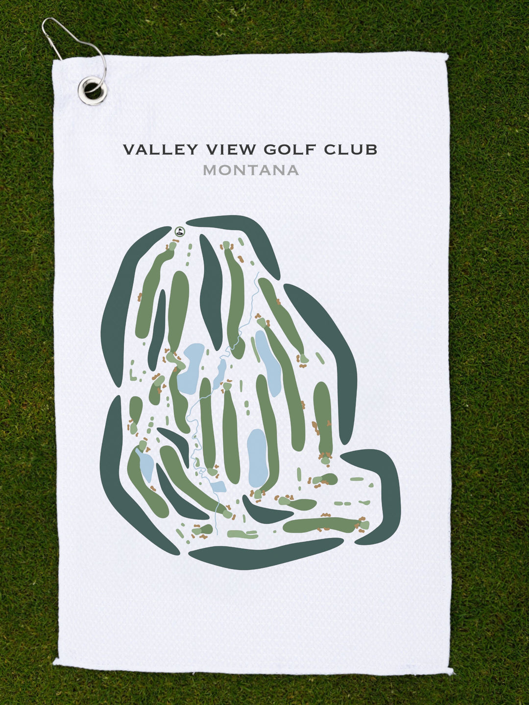 Valley View Golf Club, Montana - Printed Golf Courses