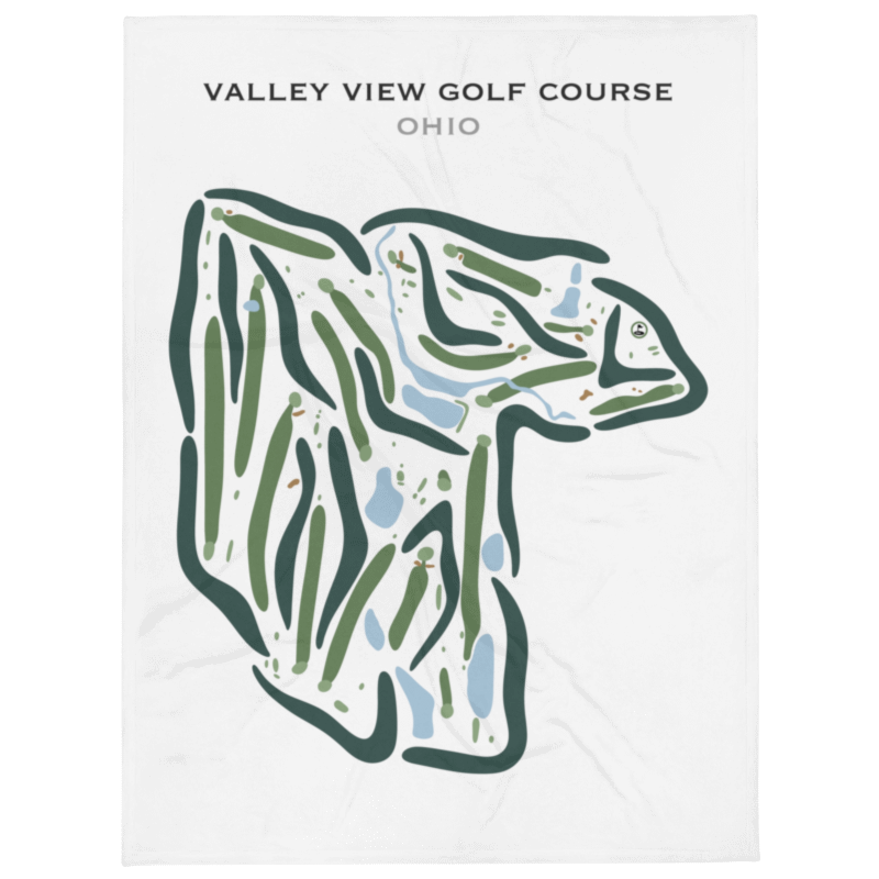 Valley View Golf Course, Ohio - Printed Golf Courses