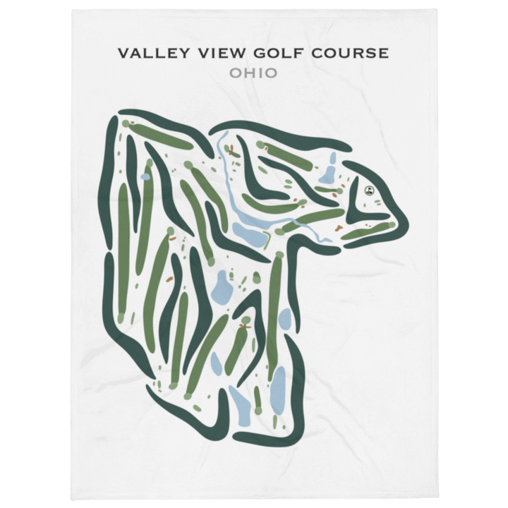 Valley View Golf Course, Ohio - Printed Golf Courses