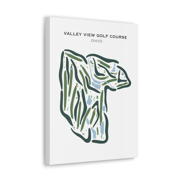Valley View Golf Course, Ohio - Printed Golf Courses