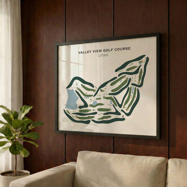 Valley View Golf Course, Layton Utah - Printed Golf Courses