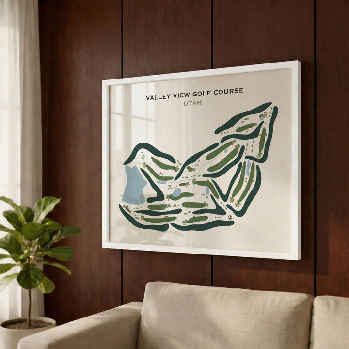 Valley View Golf Course, Layton Utah - Printed Golf Courses