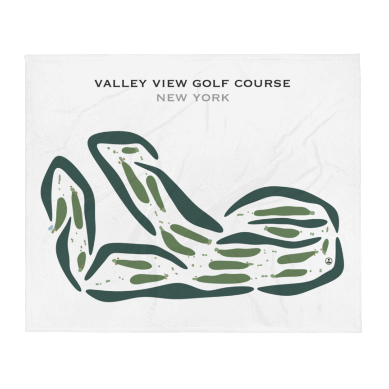 Valley View Golf Course, New York - Printed Golf Courses