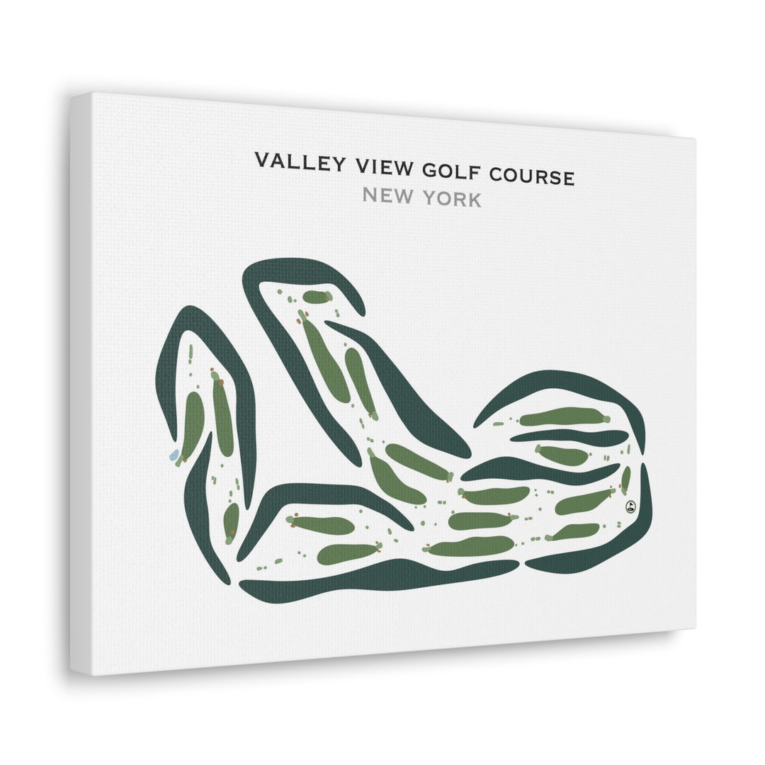 Valley View Golf Course, New York - Printed Golf Courses