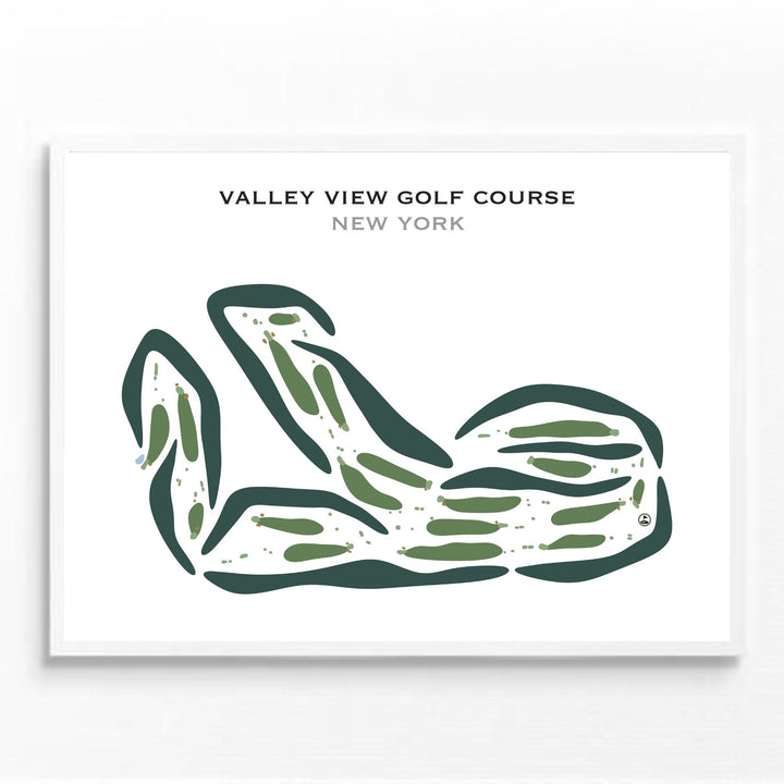 Valley View Golf Course, New York - Printed Golf Courses