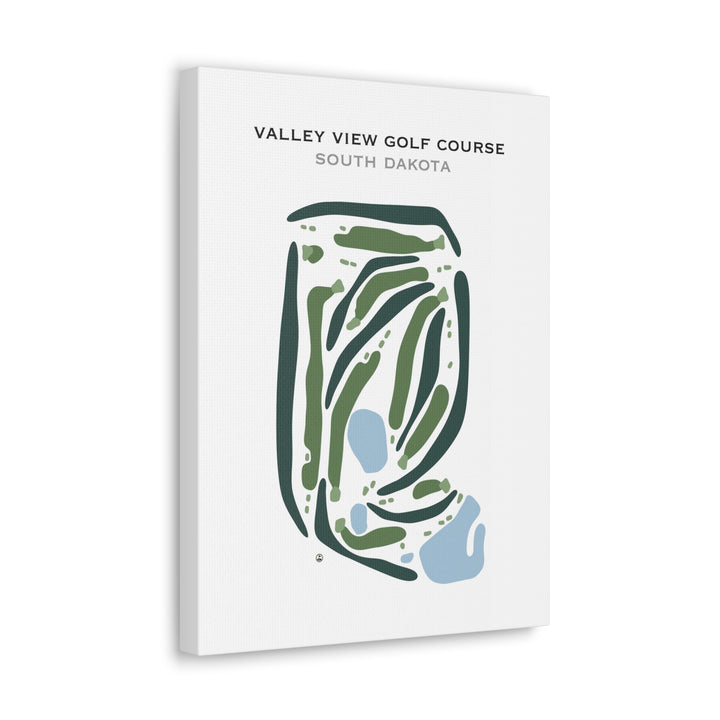 Valley View Golf Course, South Dakota - Printed Golf Courses