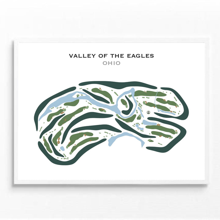 Valley of the Eagles Golf Club, Ohio - Printed Golf Courses