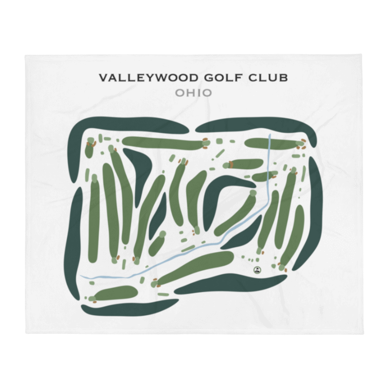 Valleywood Golf Club, Ohio - Printed Golf Courses
