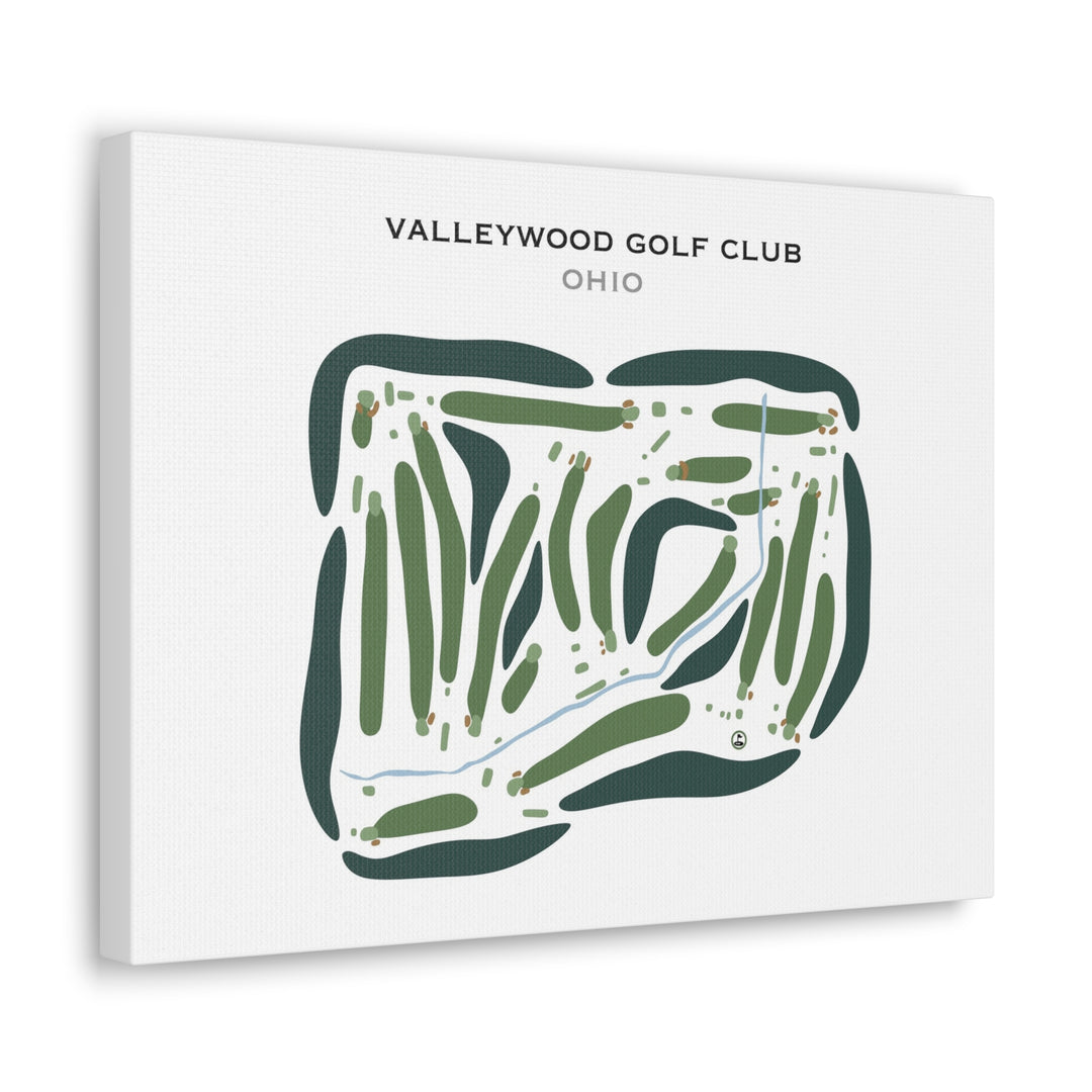 Valleywood Golf Club, Ohio - Printed Golf Courses