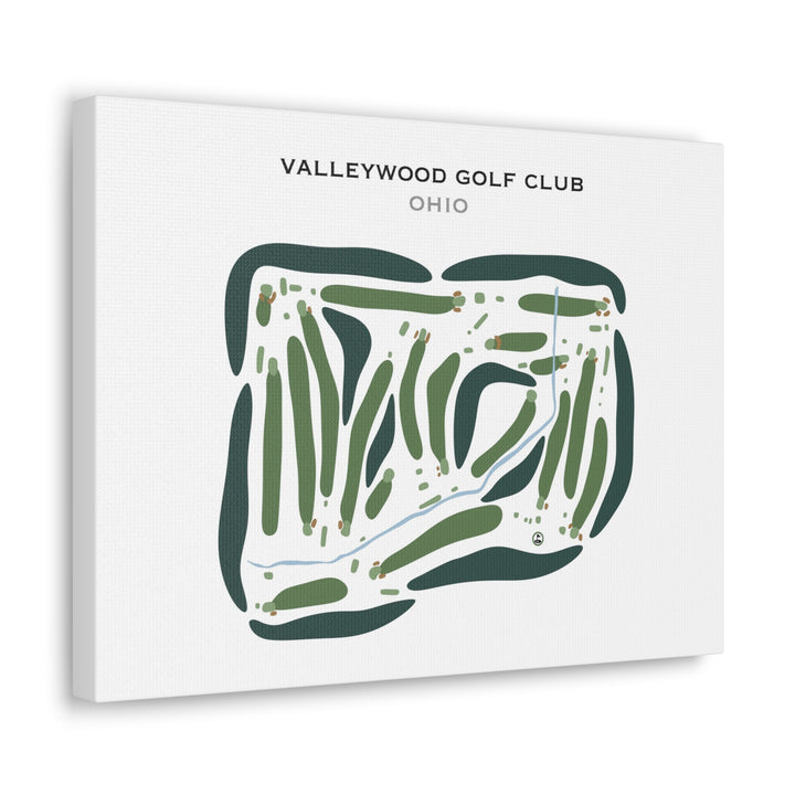 Valleywood Golf Club, Ohio - Printed Golf Courses