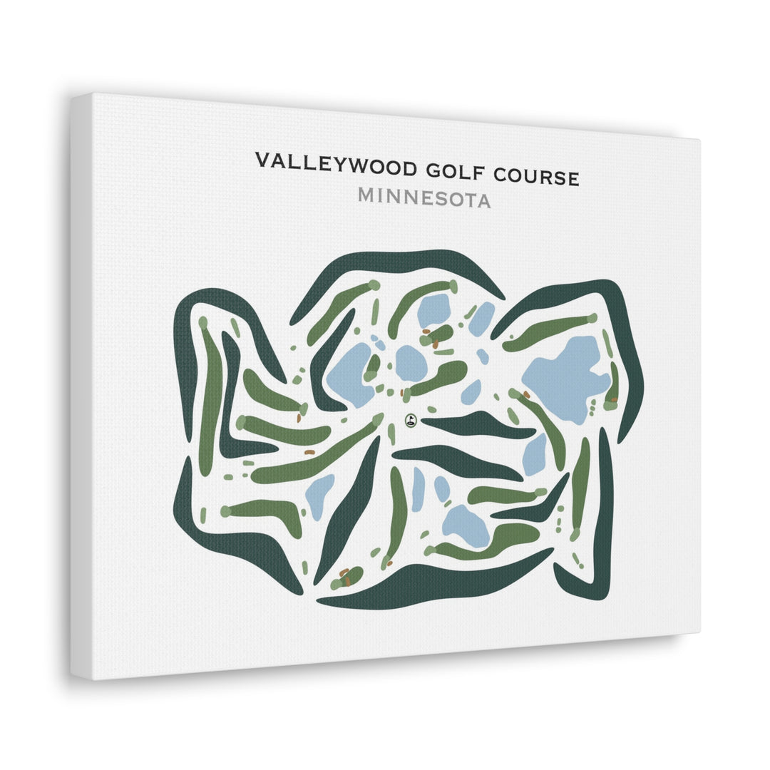 Valleywood Golf Course, Minnesota - Printed Golf Courses