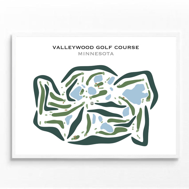 Valleywood Golf Course, Minnesota - Printed Golf Courses