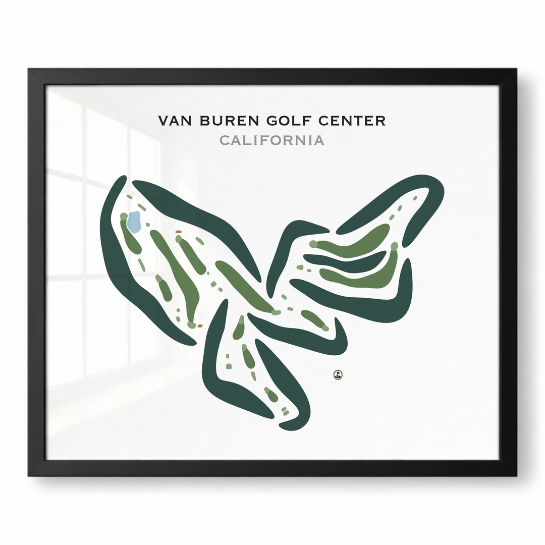Van Buren Golf Center, California - Printed Golf Courses