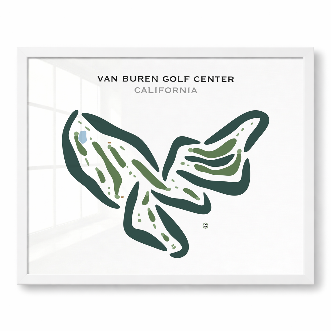 Van Buren Golf Center, California - Printed Golf Courses