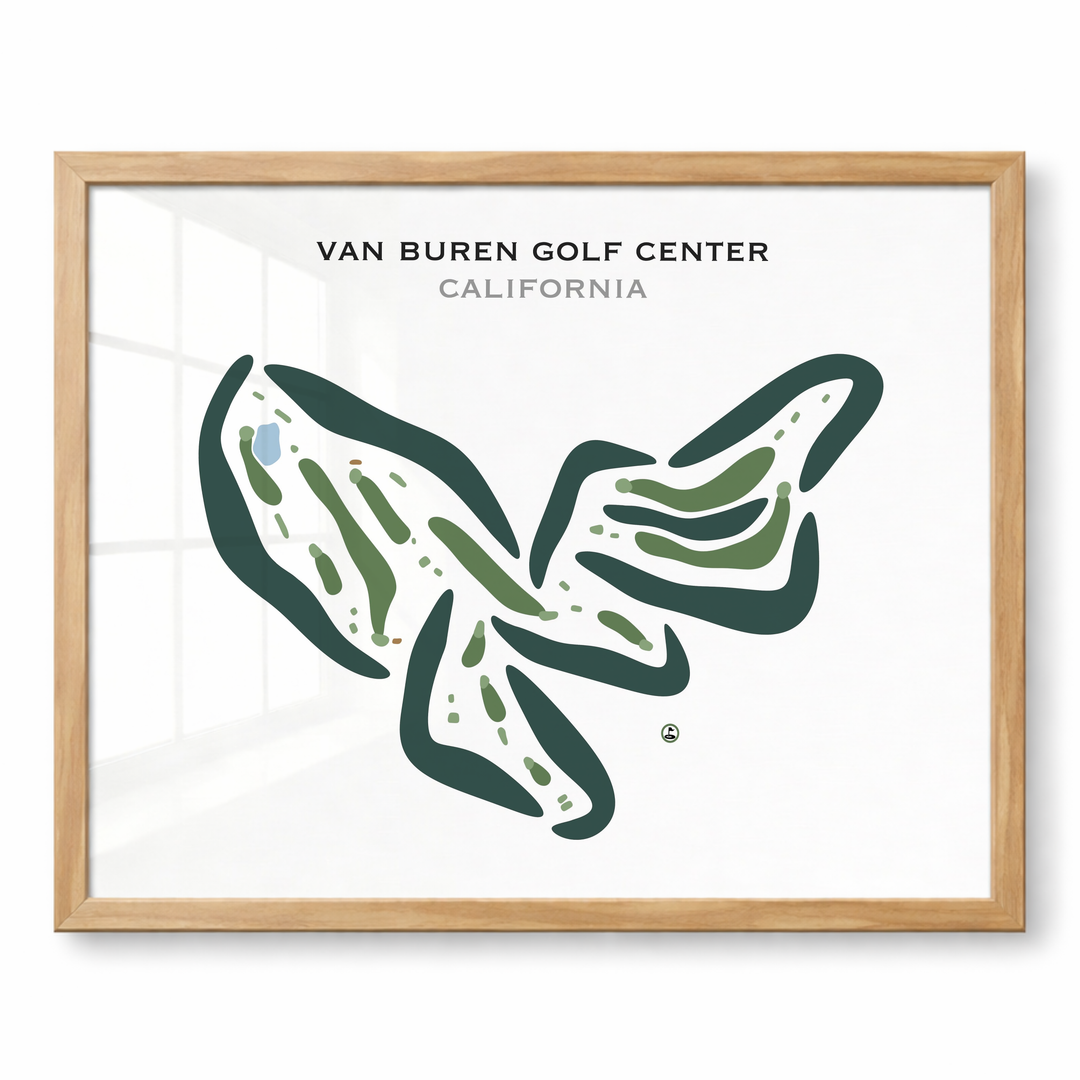 Van Buren Golf Center, California - Printed Golf Courses
