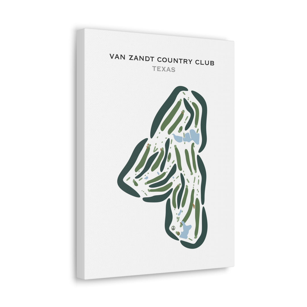 Van Zandt Country Club, Texas - Printed Golf Courses