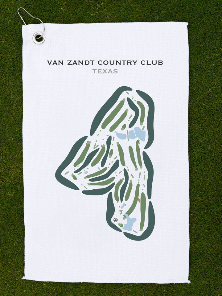 Van Zandt Country Club, Texas - Printed Golf Courses