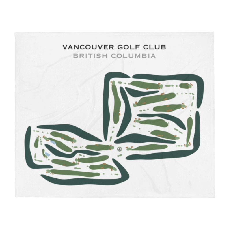 Vancouver Golf Club, British Columbia, Canada - Printed Golf Courses