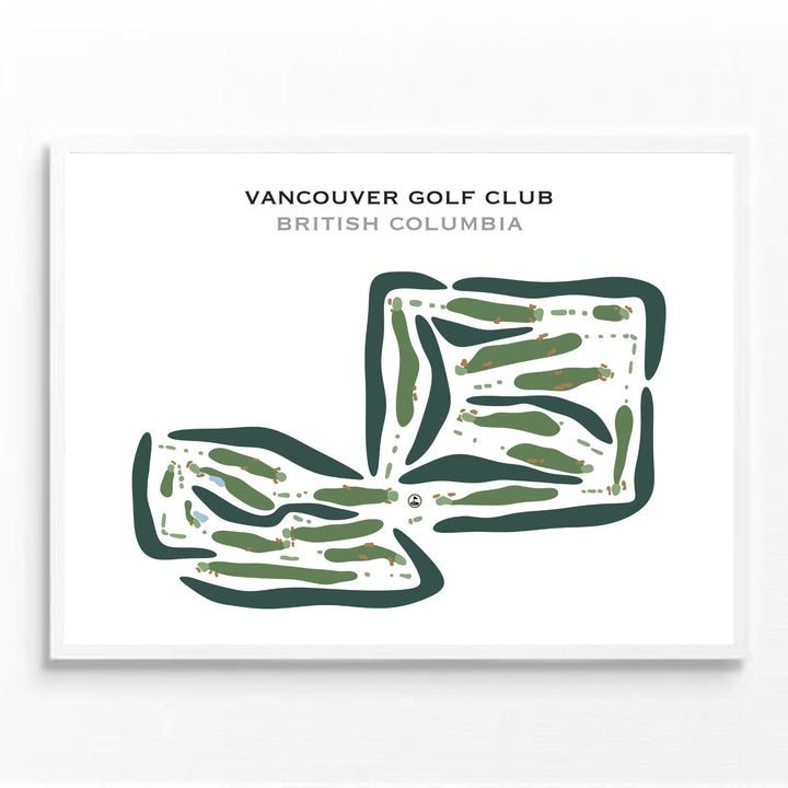 Vancouver Golf Club, British Columbia, Canada - Printed Golf Courses