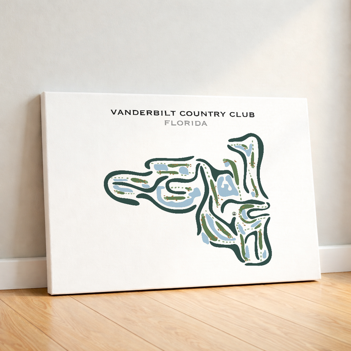 Vanderbilt Country Club, Florida - Printed Golf Courses