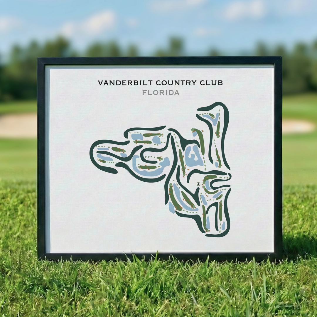 Vanderbilt Country Club, Florida - Printed Golf Courses