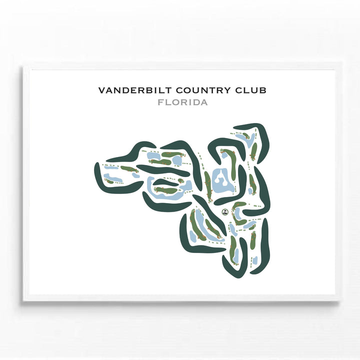 Vanderbilt Country Club, Florida - Printed Golf Courses