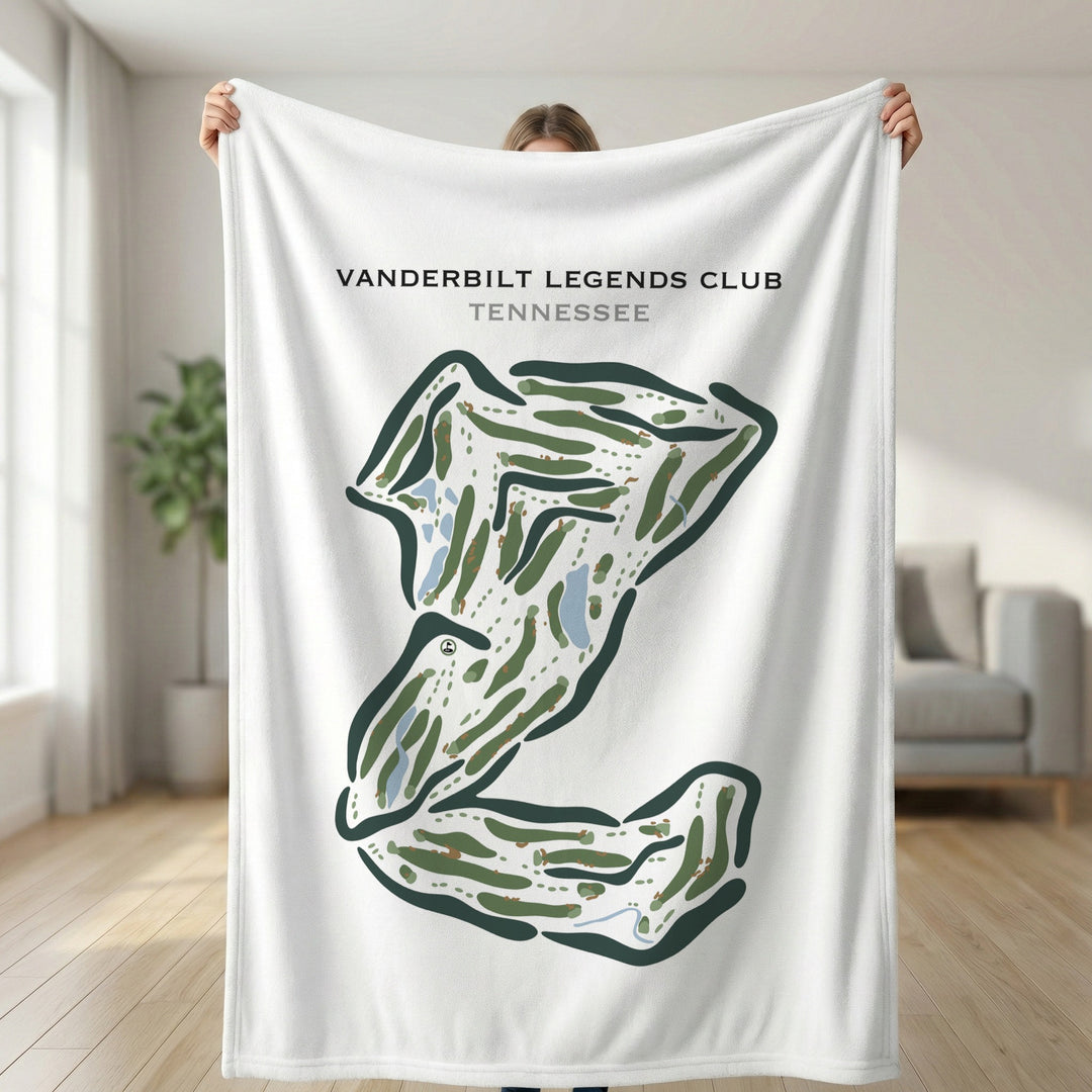 Vanderbilt Legends Club, Tennessee - Printed Golf Courses