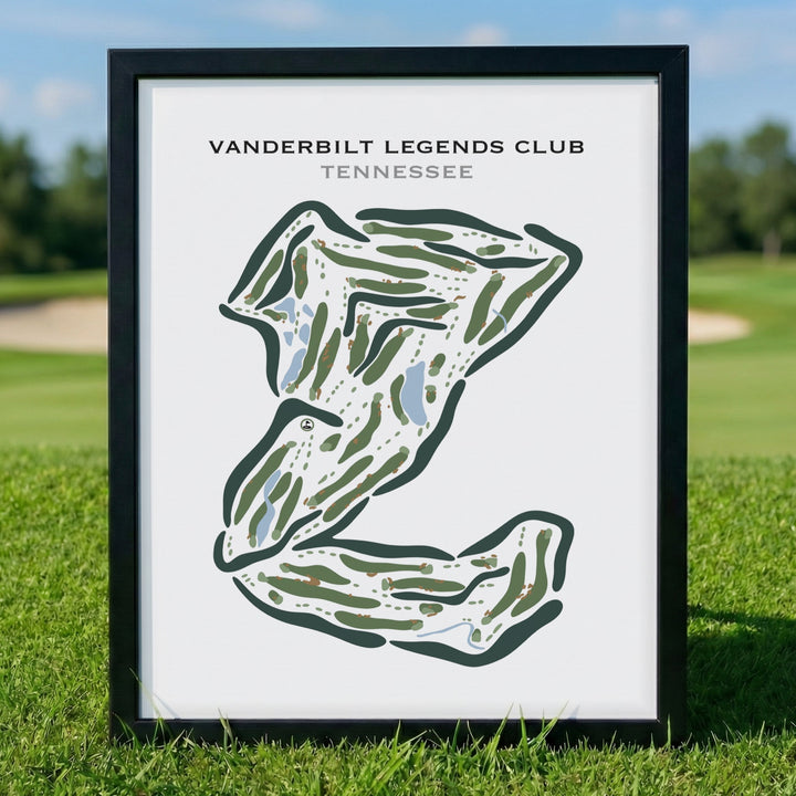 Vanderbilt Legends Club, Tennessee - Printed Golf Courses