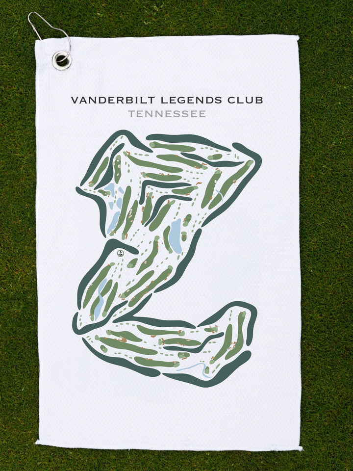 Vanderbilt Legends Club, Tennessee - Printed Golf Courses