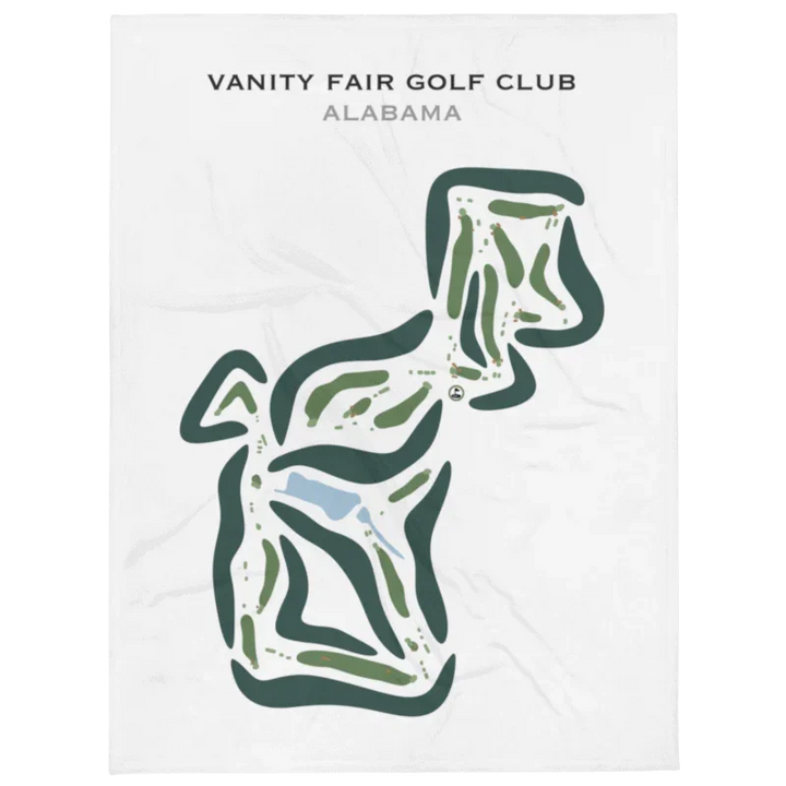 Vanity Fair Golf Club, Alabama - Printed Golf Courses