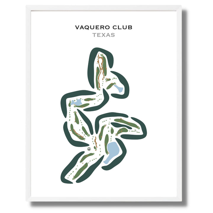 Vaquero Club, Texas - Printed Golf Courses