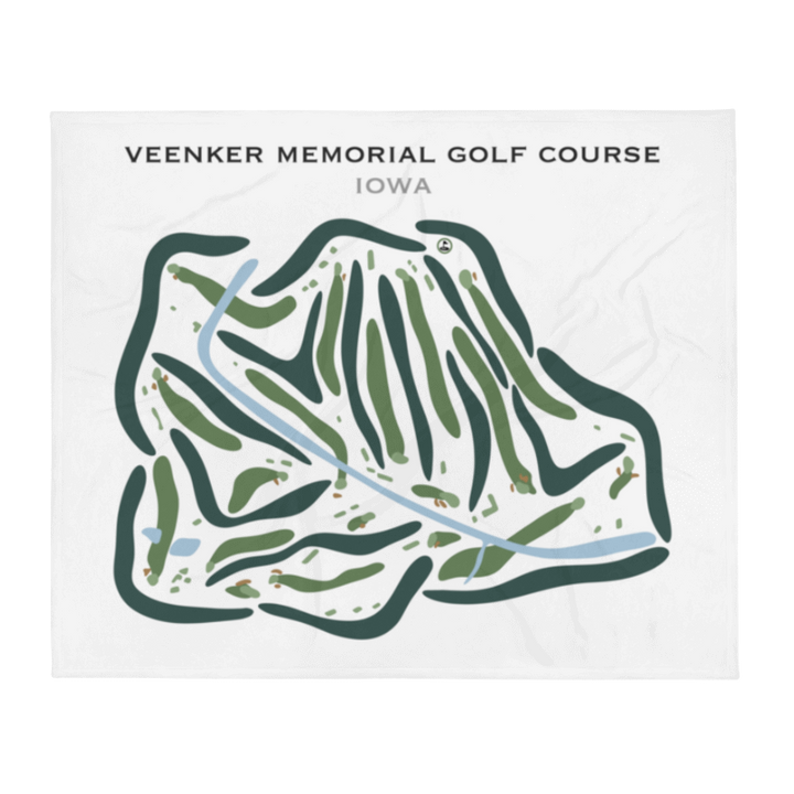 Veenker Memorial Golf Course, Iowa - Printed Golf Courses