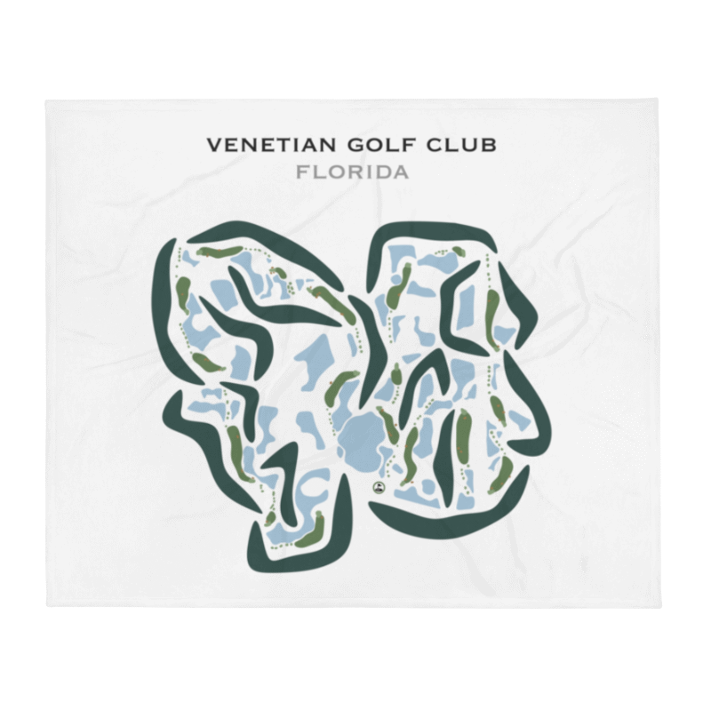 Venetian Golf Club, Florida - Printed Golf Courses