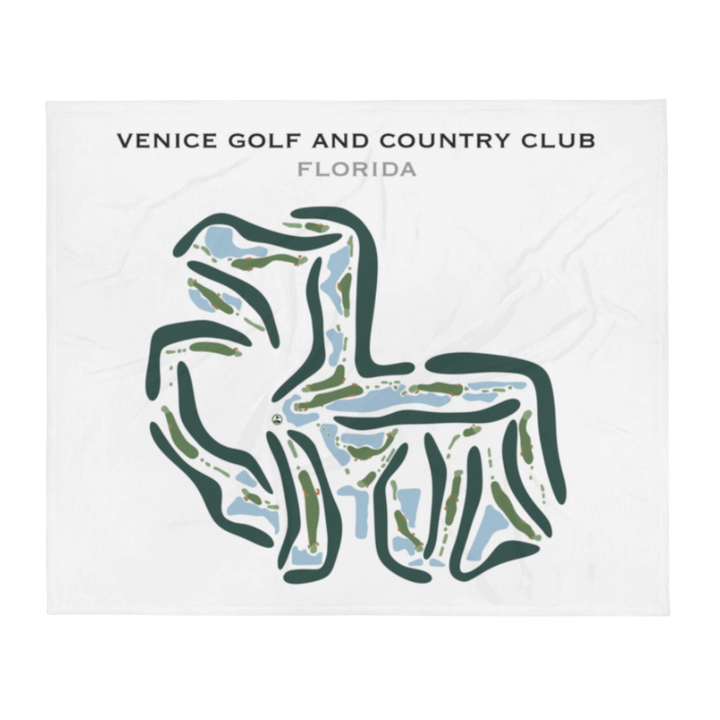 Venice Golf and Country Club, Florida - Printed Golf Course