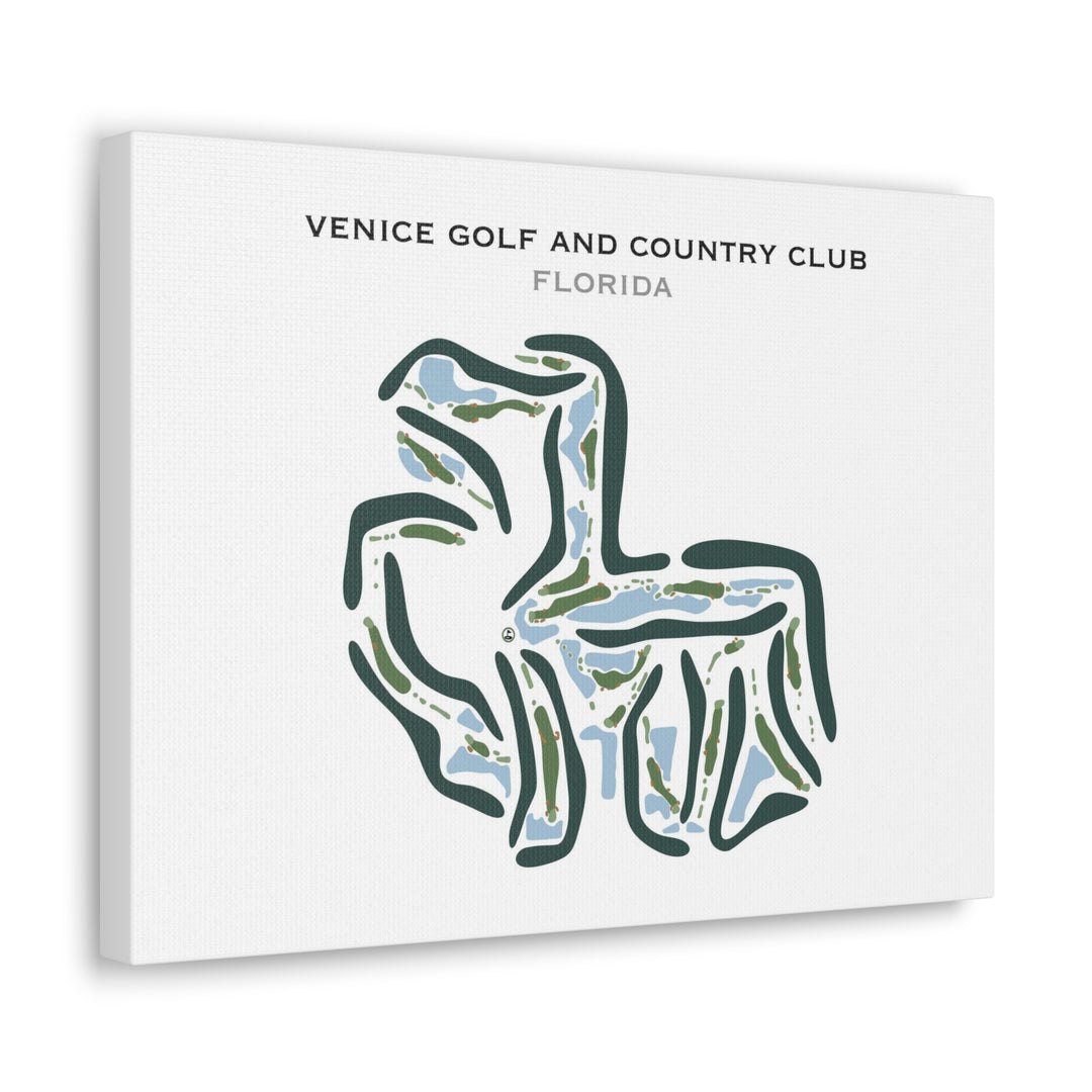 Venice Golf and Country Club, Florida - Printed Golf Course