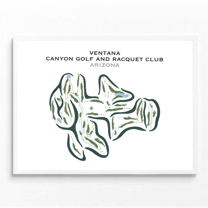 Ventana Canyon Golf & Racquet Club, Arizona - Printed Golf Courses