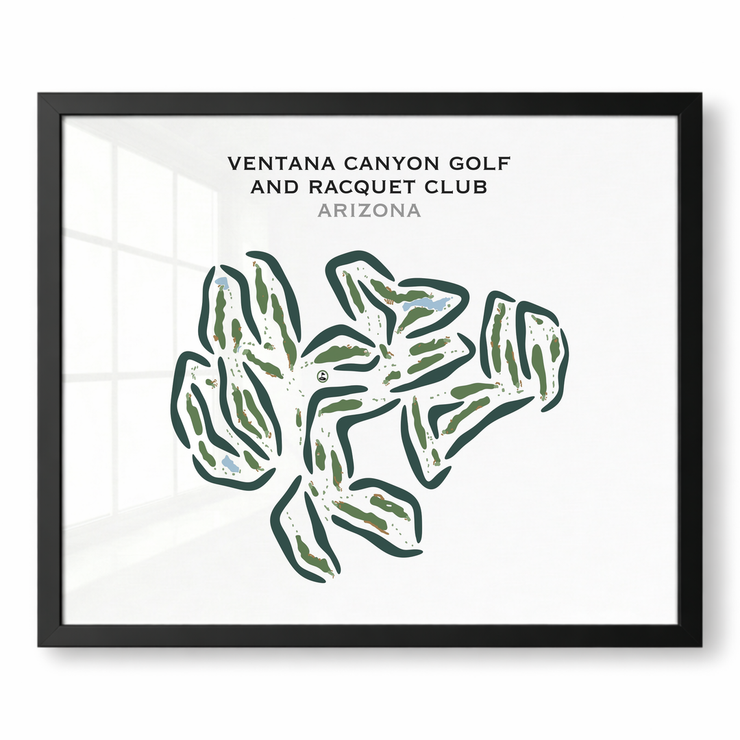 Ventana Canyon Golf & Racquet Club, Arizona - Printed Golf Courses