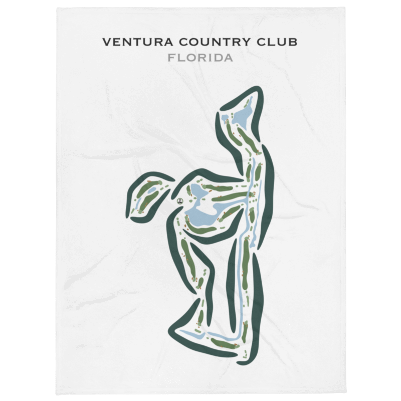 Ventura Country Club, Florida - Printed Golf Courses