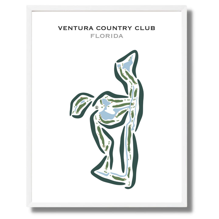 Ventura Country Club, Florida - Printed Golf Courses