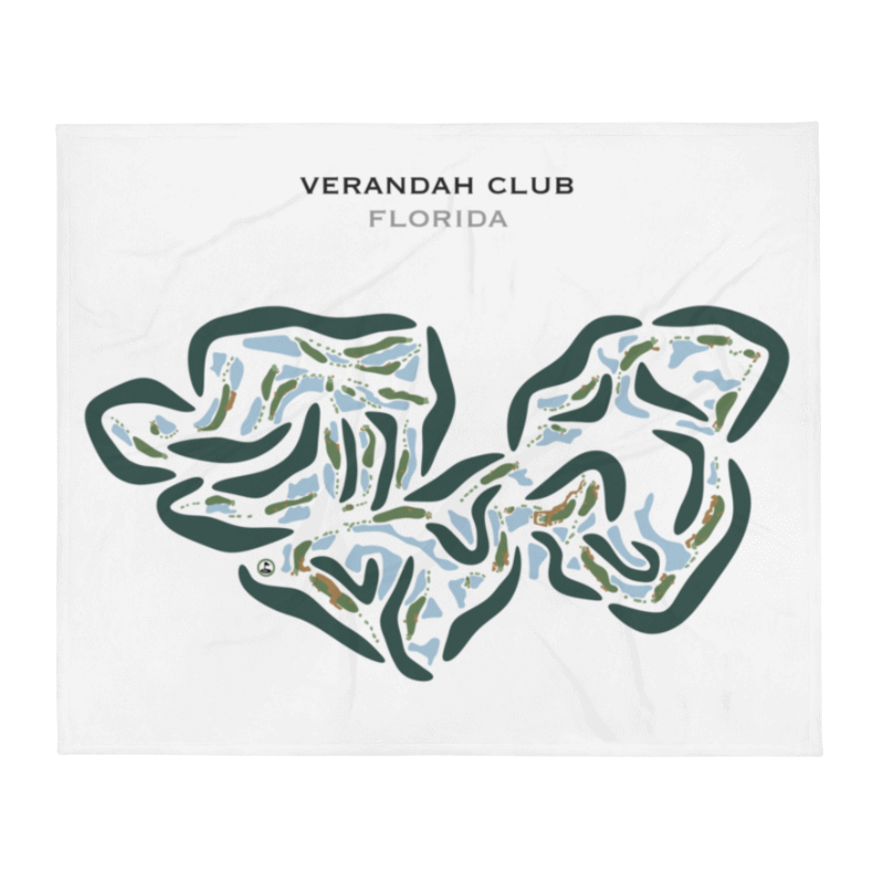 Verandah Club, Florida - Printed Golf Courses