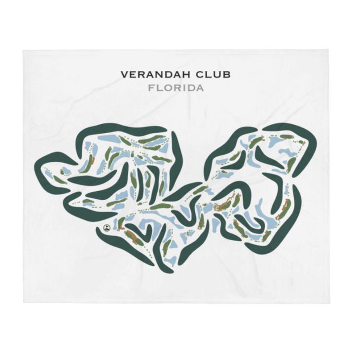 Verandah Club, Florida - Printed Golf Courses